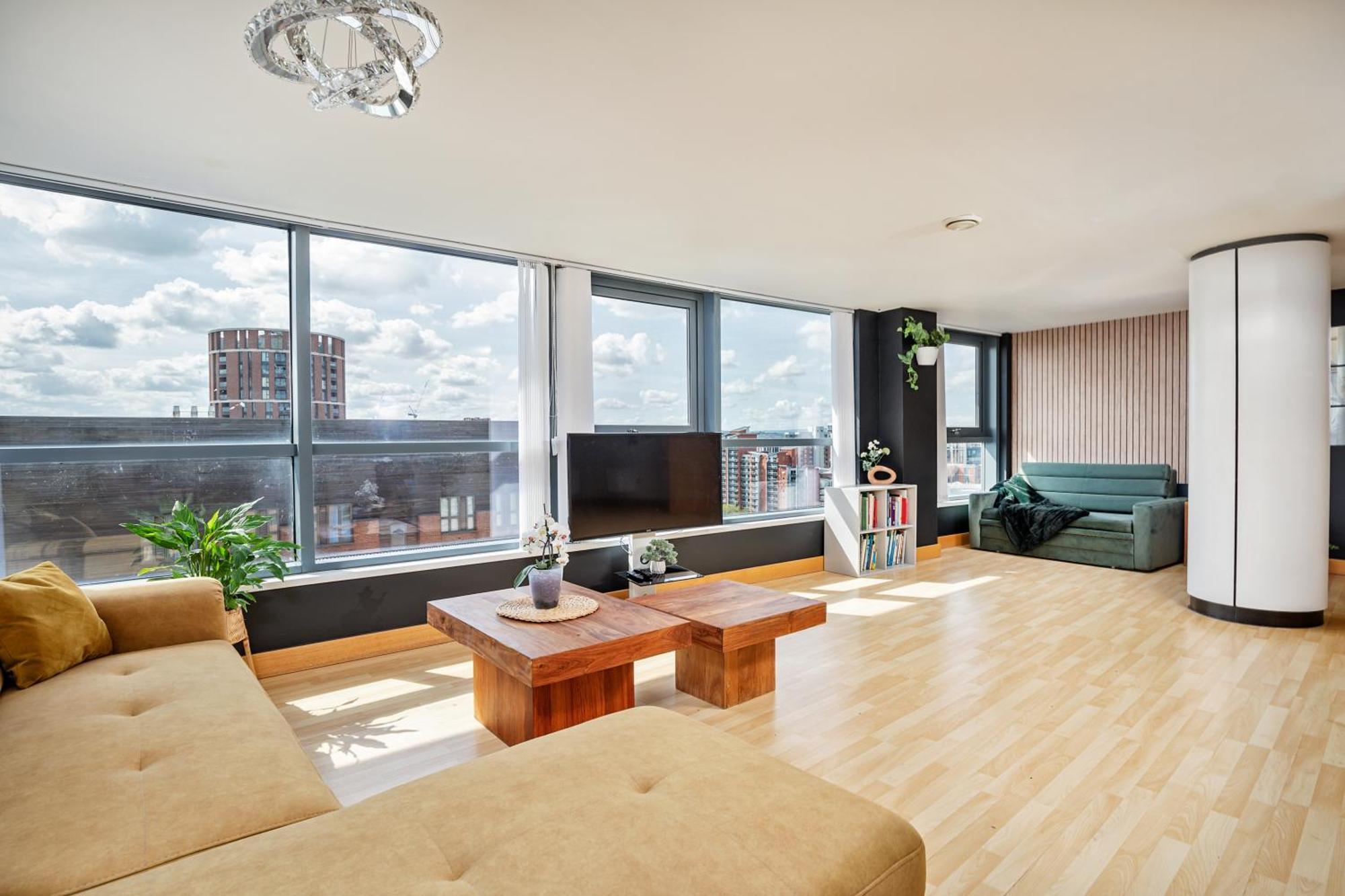 Large Central Penthouse In Leeds Leeds  Bagian luar foto