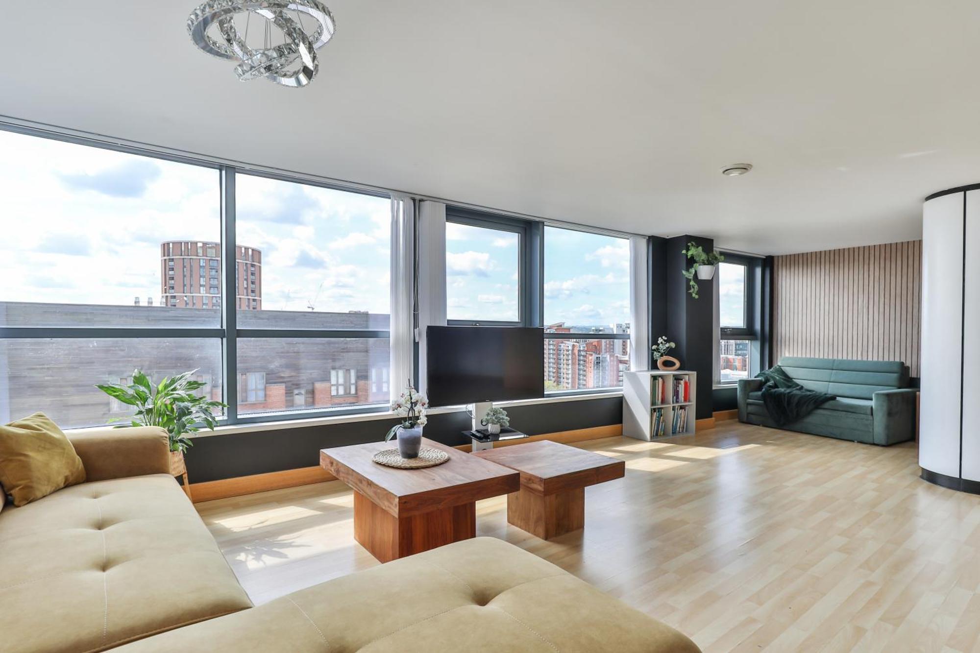 Large Central Penthouse In Leeds Leeds  Bagian luar foto
