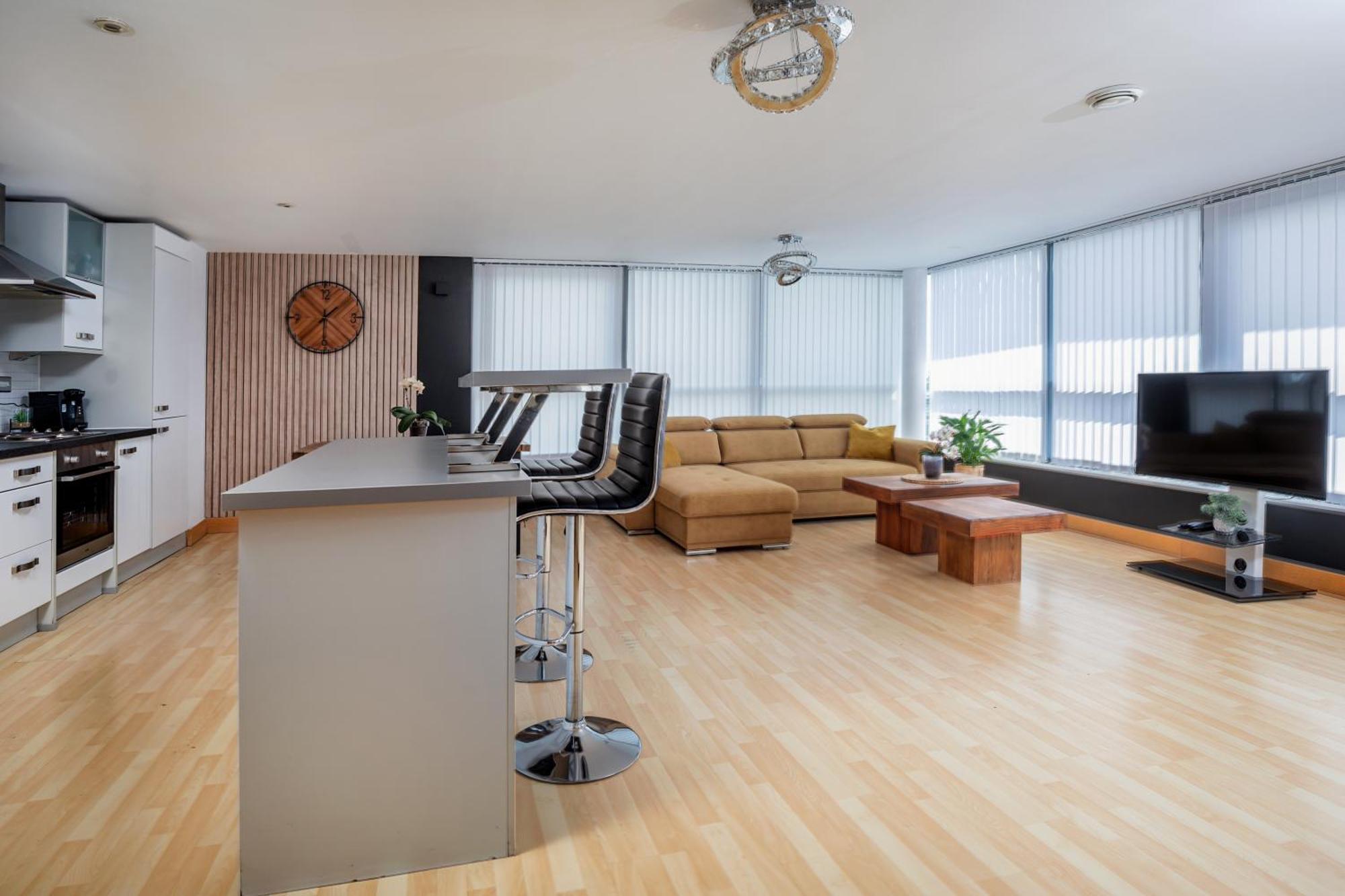 Large Central Penthouse In Leeds Leeds  Bagian luar foto